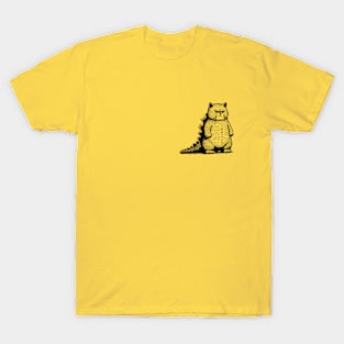 Catzilla (pocket print) T-Shirt